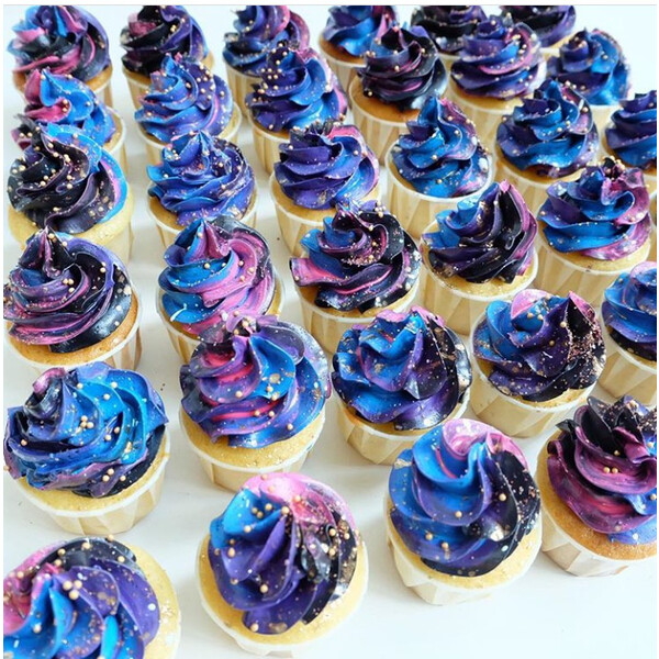 Galaxy Themed Cupcakes